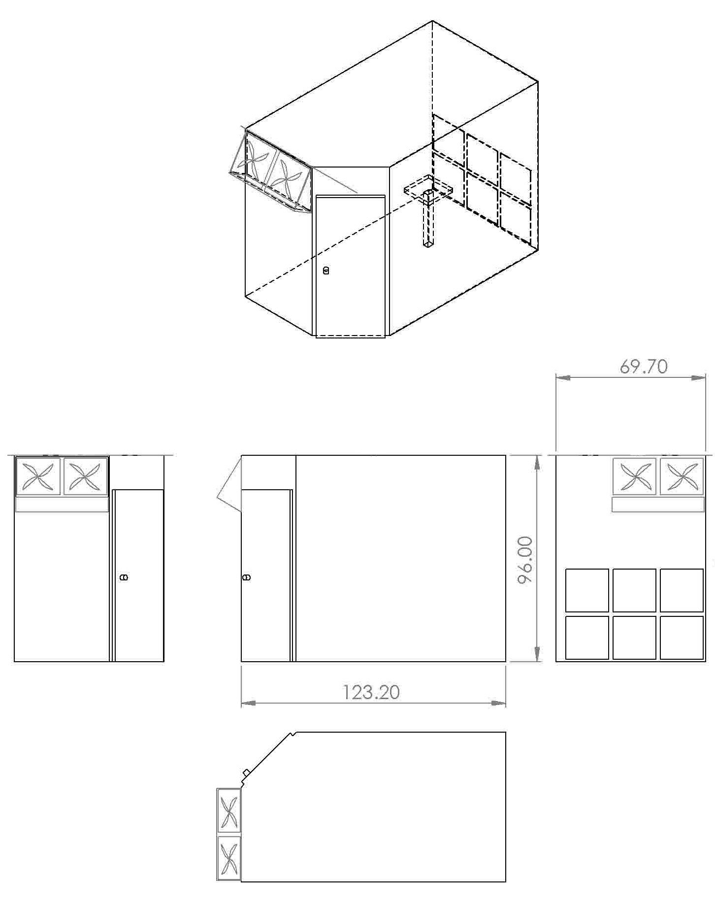 Plans for the paint booth