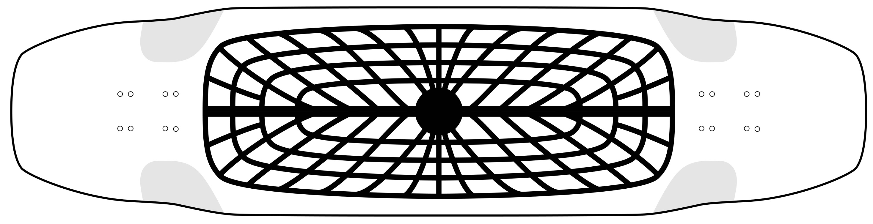 Pattern for the vacuum channels